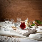 استکان و نعلبکی پاشاباغچه کد 96575 بسته 6 عددی