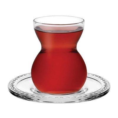 استکان و نعلبکی پاشاباغچه کد 96575 بسته 6 عددی
