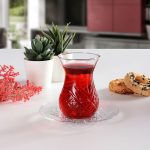 استکان و نعلبکی پاشاباغچه کد 96992 بسته 6 عددی