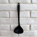 کفگیر ملاقه دسته پلاستیکی مشکی